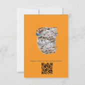 Cartons Réponse Mariage de bord de mer Célébrations sur la plage (Dos)