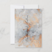 Cartons Réponse Mariage de carrière de cuivre Pas de choix de repa (Dos)