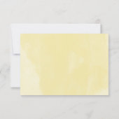 Cartons Réponse Mariage de  de sommiers à aquarelle blanche (Dos)