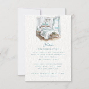 Cartons Réponse Mariage de destination plage   Détails