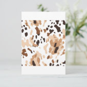 Cartons Réponse Mariage de ferme - Vachette (Debout devant)