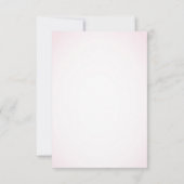 Cartons Réponse Mariage de fleurs de cerisier rose Sakura japonais (Dos)