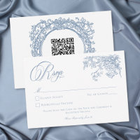Mariage de Jardin au Blason Bleu Élégant Vintage