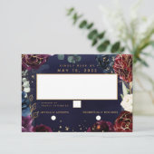 Cartons Réponse Mariage de la marine de Bourgogne Pas de choix de  (Debout devant)