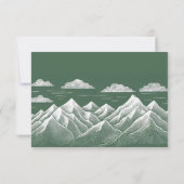 Cartons Réponse Mariage de la montagne verte (Dos)