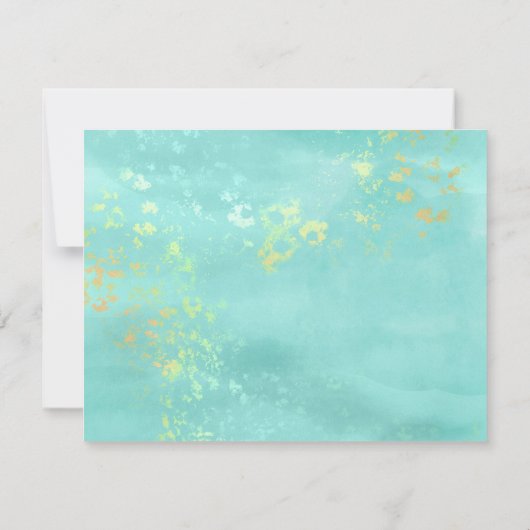 Cartons Réponse *~* Mariage de la Parties scintillant Abstraite mo (Dos)