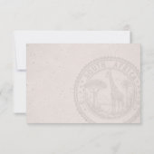 Cartons Réponse Mariage de passeport sud-africain (Dos)