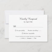 Cartons Réponse Mariage de tournesol en dentelle de bois rustique  (Dos)