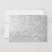 Cartons Réponse Mariage de vélo flambant (Dos)