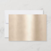 Cartons Réponse Mariage Destination Passport Gold World Map Invita (Dos)