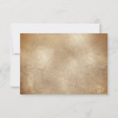 Cartons Réponse Mariage Destination World Map Gold Removable Heart (Dos)