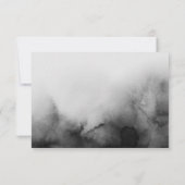 Cartons Réponse Mariage d'Halloween noir orange foncé (Dos)