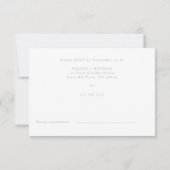 Cartons Réponse Mariage du concepteur de tendance Boho Blush & Dus (Dos)