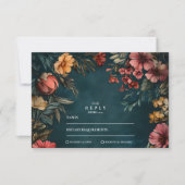 Cartons Réponse Mariage éffrayant Glam (Devant)