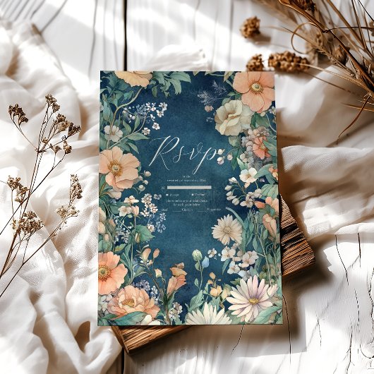 Cartons Réponse Mariage Élégance Royale Victorienne Luxueuse
