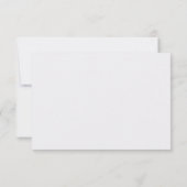 Cartons Réponse Mariage Élégant Moderne Classique Perle Formel (Dos)