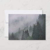 Cartons Réponse Mariage en forêt  (Dos)
