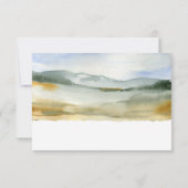 Cartons Réponse Mariage extérieur aquarelle (Dos)