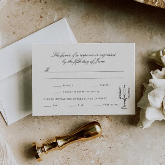 Cartons Réponse Mariage fantaisiste illustré