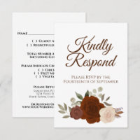 Mariage Floral Automnal Rustique Orange Roses