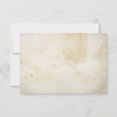 Cartons Réponse Mariage Floral Rustique Boho (Dos)