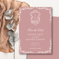 Mariage floral Vintage rose pâle
