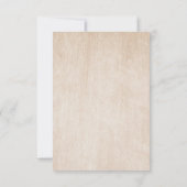 Cartons Réponse Mariage géométrique moderne à la sauge d'eucalyptu (Dos)