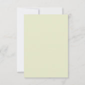 Cartons Réponse Mariage Mandala Vert Dentelle (Dos)