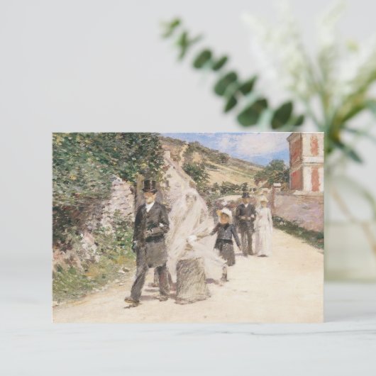 Cartons Réponse Mariage March by Robinson, Mariage de l'impression (Debout devant)