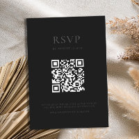 Mariage minimal mat moderne noir
