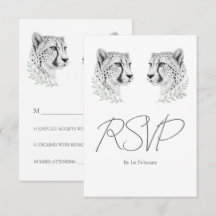 Mariage Minimaliste Guépard Élégant de Style Safar