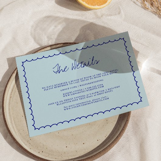 Cartons Réponse Mariage moderne à main