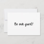 Cartons Réponse Mariage moderne avec cadre rétro dessiné main (Dos)