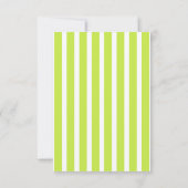 Cartons Réponse Mariage Moderne avec Cocktail Vert Citron (Dos)