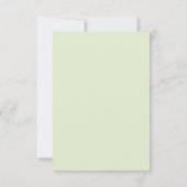 Cartons Réponse Mariage Moderne Élégant Simple Professionnel (Dos)