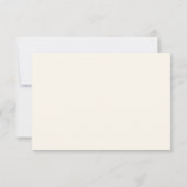Cartons Réponse Mariage moderne rose simple (Dos)