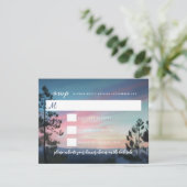 Cartons Réponse Mariage Mountain Getaway (Debout devant)