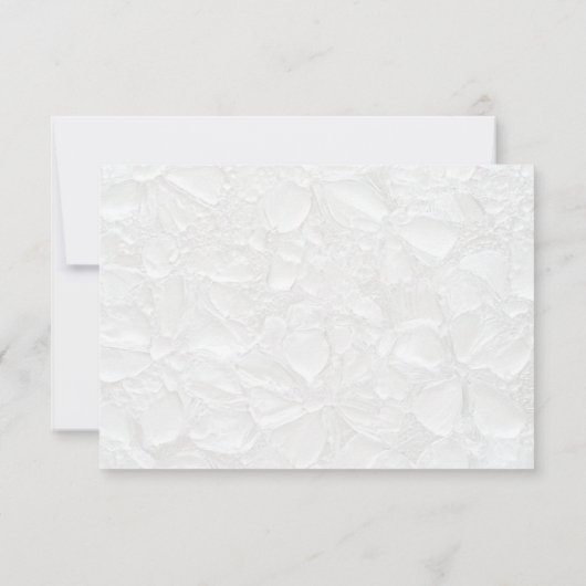 Cartons Réponse Mariage noir et blanc moderne QR simple (Dos)