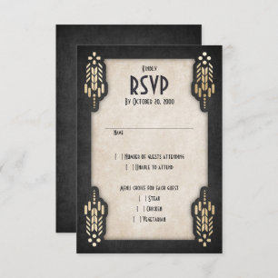 Cartons Réponse Mariage noir Geek de jeu vidéo