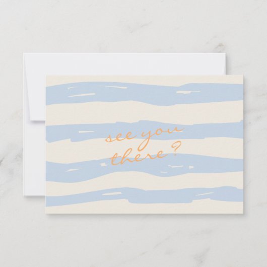 Cartons Réponse Mariage original peint à la main (Dos)