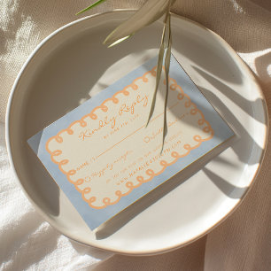 Cartons Réponse Mariage original peint à la main