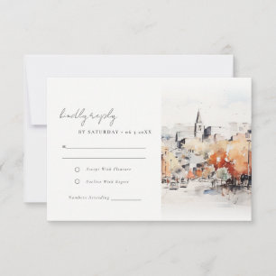 Cartons Réponse Mariage Paysager à Greenville Caroline du Sud