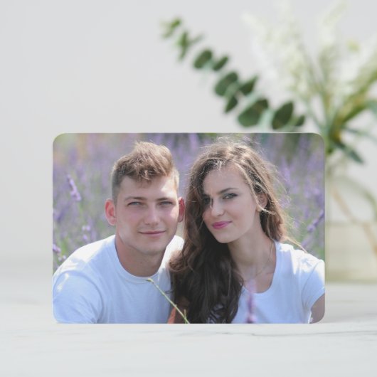 Cartons Réponse Mariage photo (Debout devant)