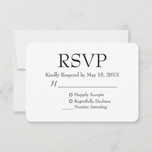 Cartons Réponse Mariage photo (Dos)