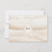 Cartons Réponse Mariage photo minimaliste moderne (Dos)