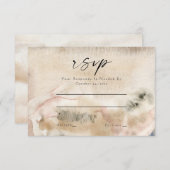 Cartons Réponse Mariage photo minimaliste moderne (Devant / Derrière)