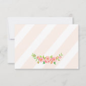 Cartons Réponse Mariage Pink Peony (Dos)