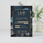 Cartons Réponse Mariage Rose de Bourgogne (Debout devant)