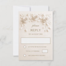 Mariage Roses Baroques Ivoire