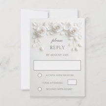 Mariage Roses Coupées en Papier Faux Blanc
